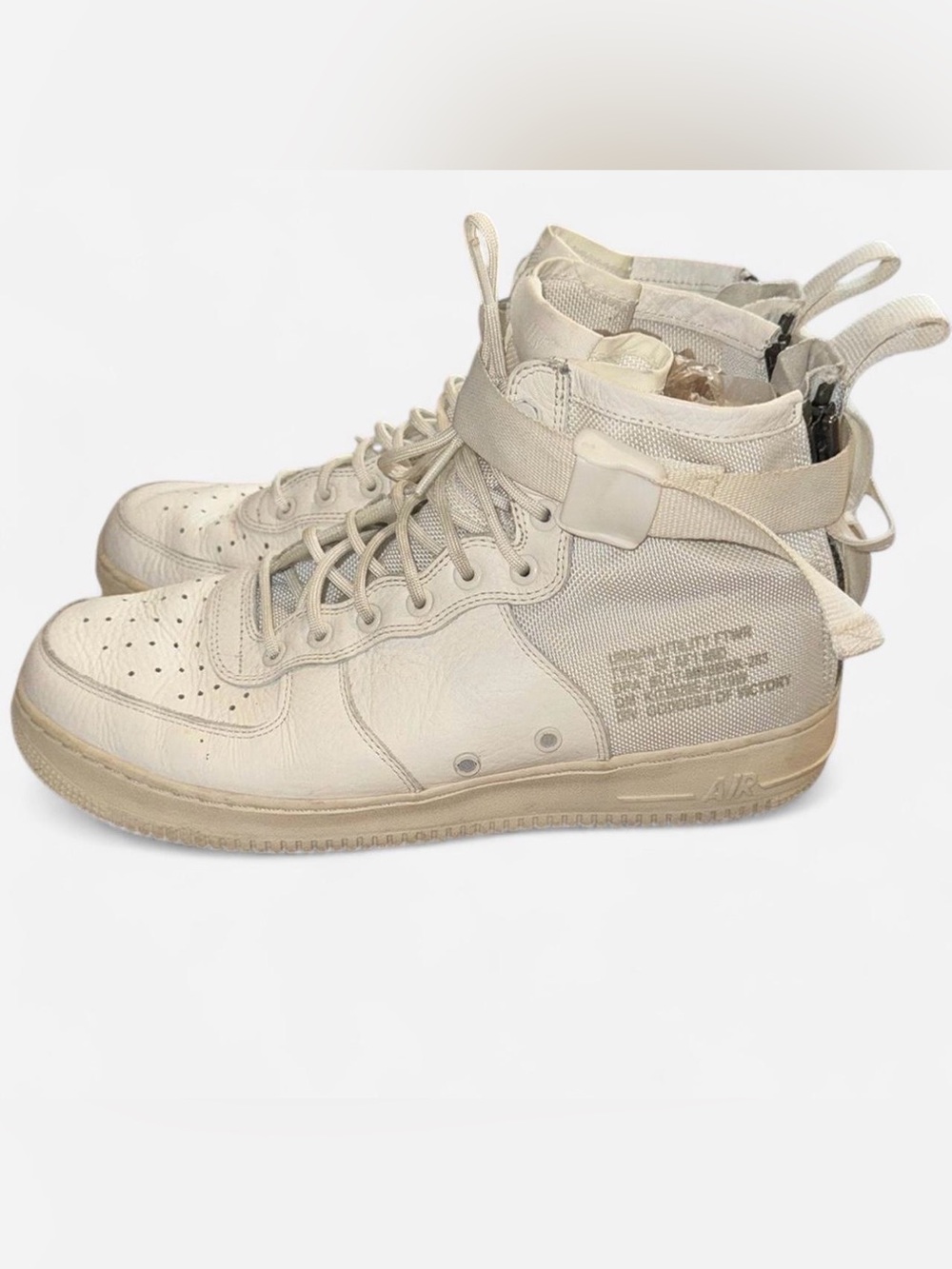 Men’s SF Air Force 1 Mid 'Triple Ivory'